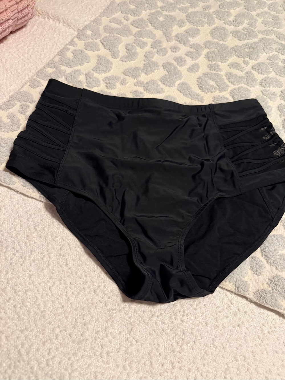 torrid Black High-Waist Swim Bottoms